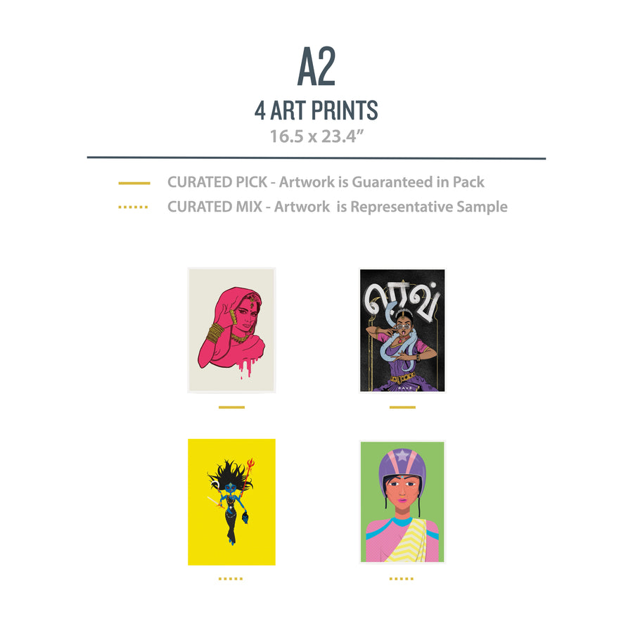 A2 FUSION Pack (Girl Power) - 4 Prints