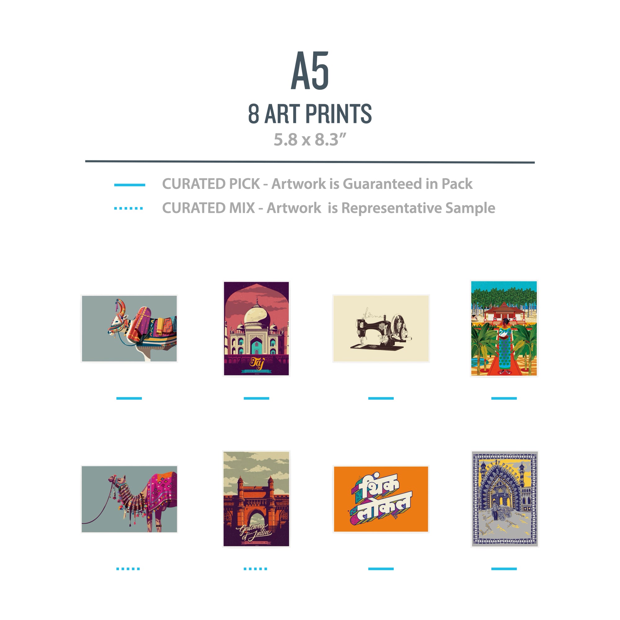A5 CULTURE Pack (Tradition) - 8 Prints