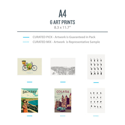 A4 CULTURE Pack (Urban) - 6 Prints