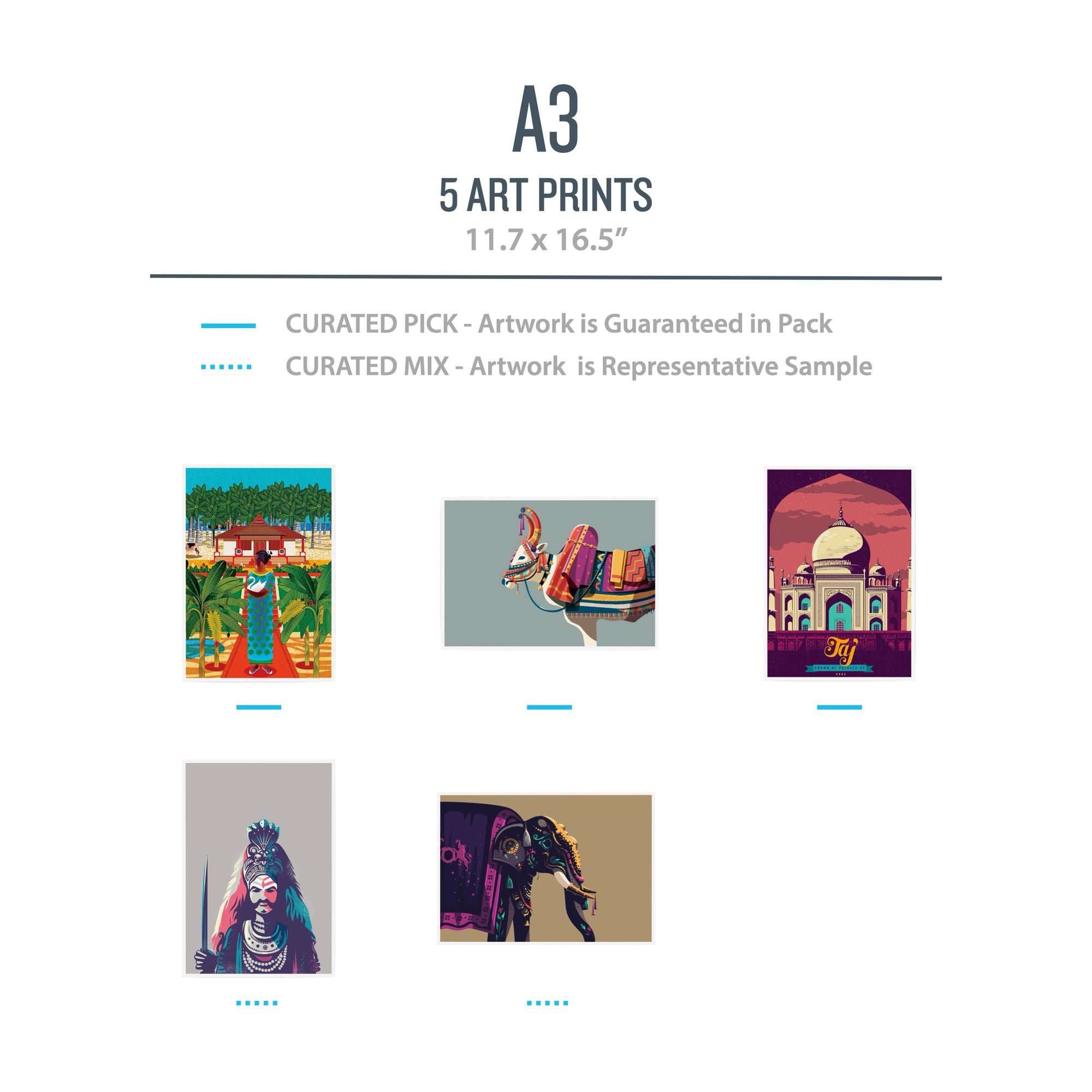 A3 CULTURE Pack (Tradition) - 5 Prints