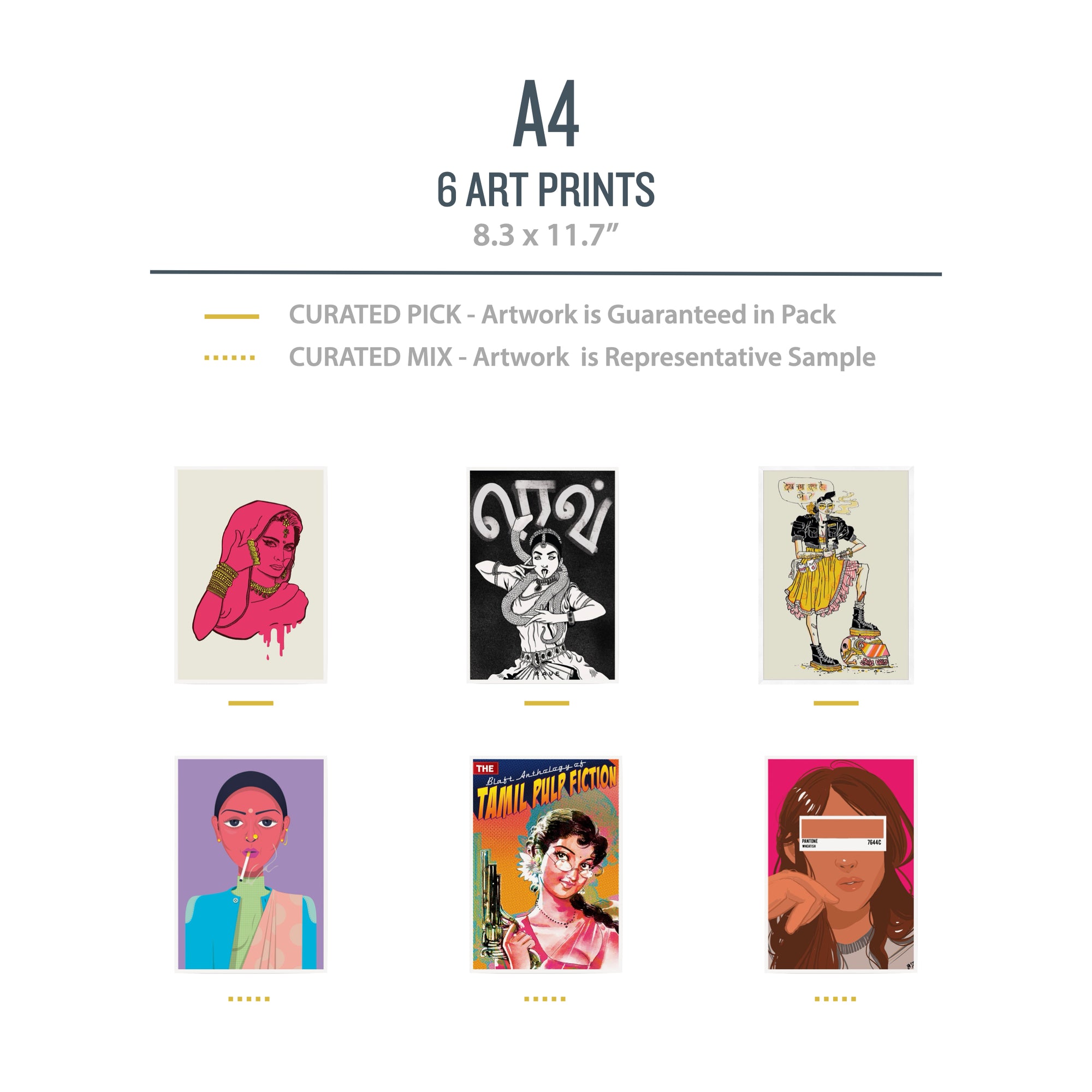 A4 FUSION Pack (Girl Power) - 6 Prints
