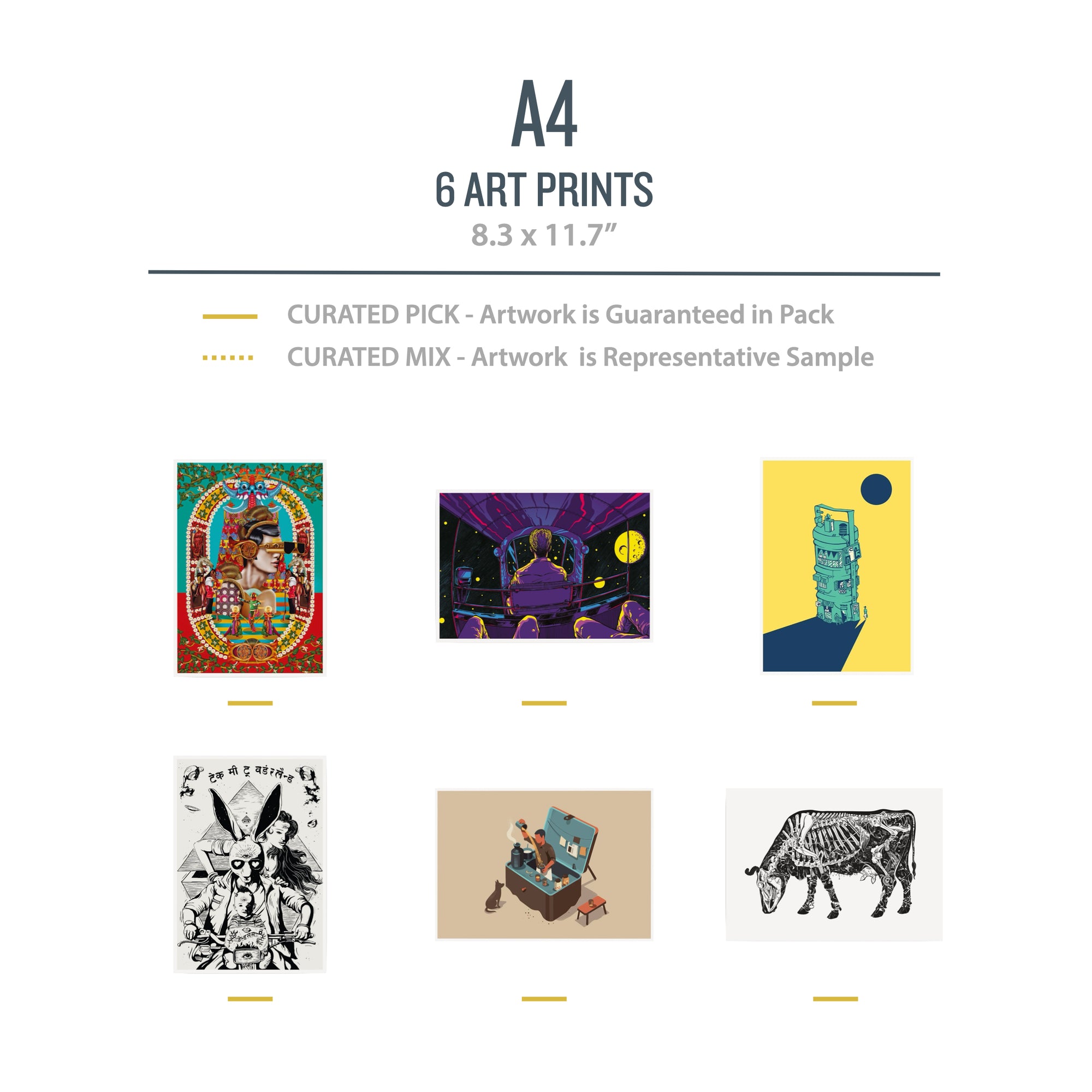 A4 FUSION Pack (Remix) - 6 Prints