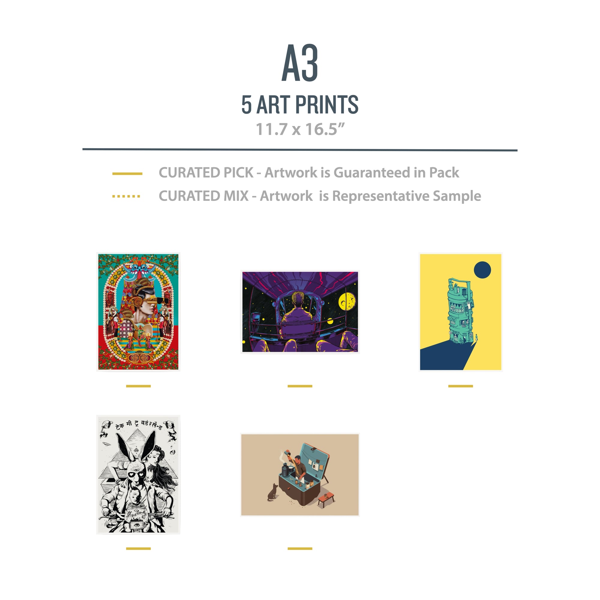 A3 FUSION Pack (Remix) - 5 Prints