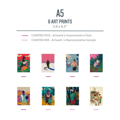 A5 PEOPLE Pack (Neighbours) - 8 Prints