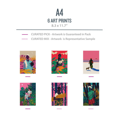 A4 PEOPLE Pack (Neighbours) - 6 Prints
