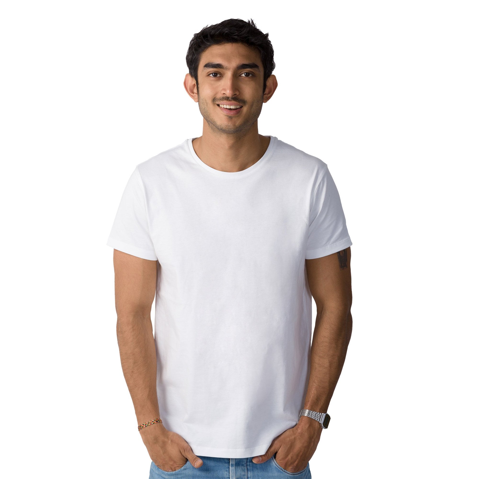 Men's White Slim