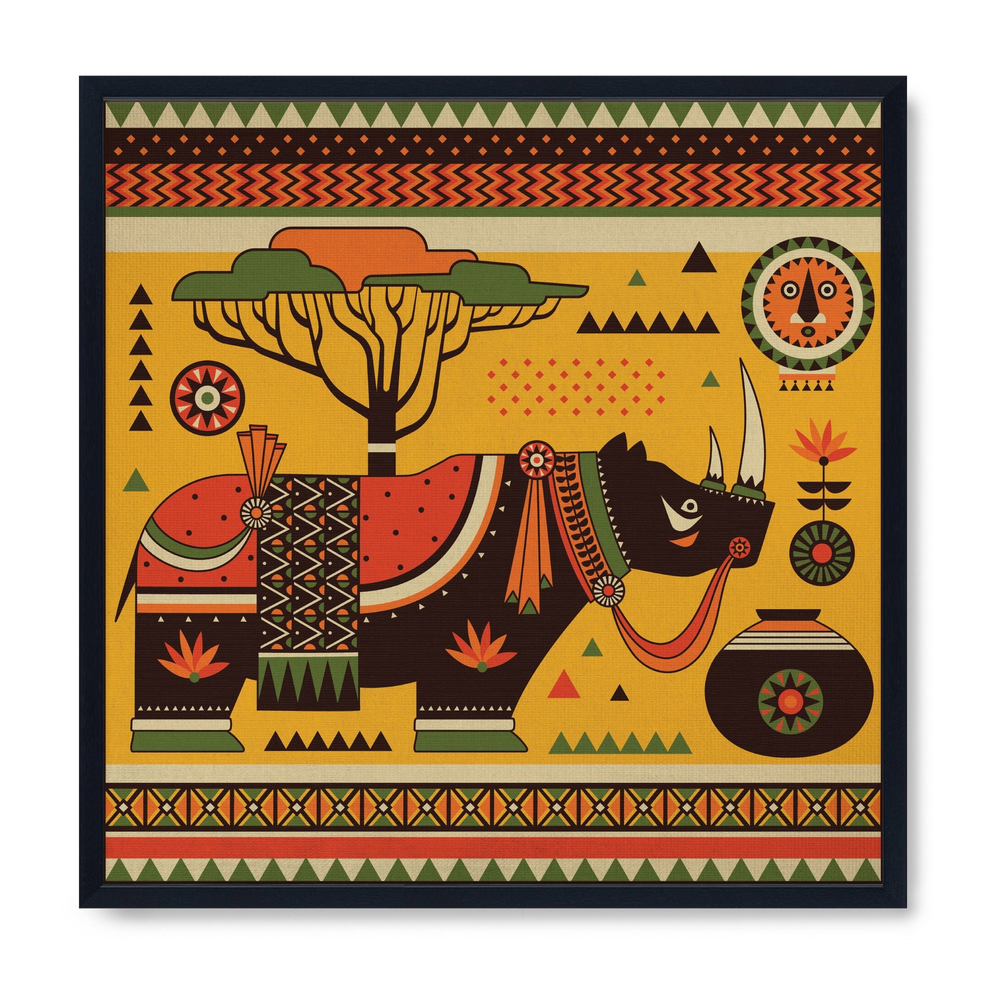 African Safari - Rhinocerous