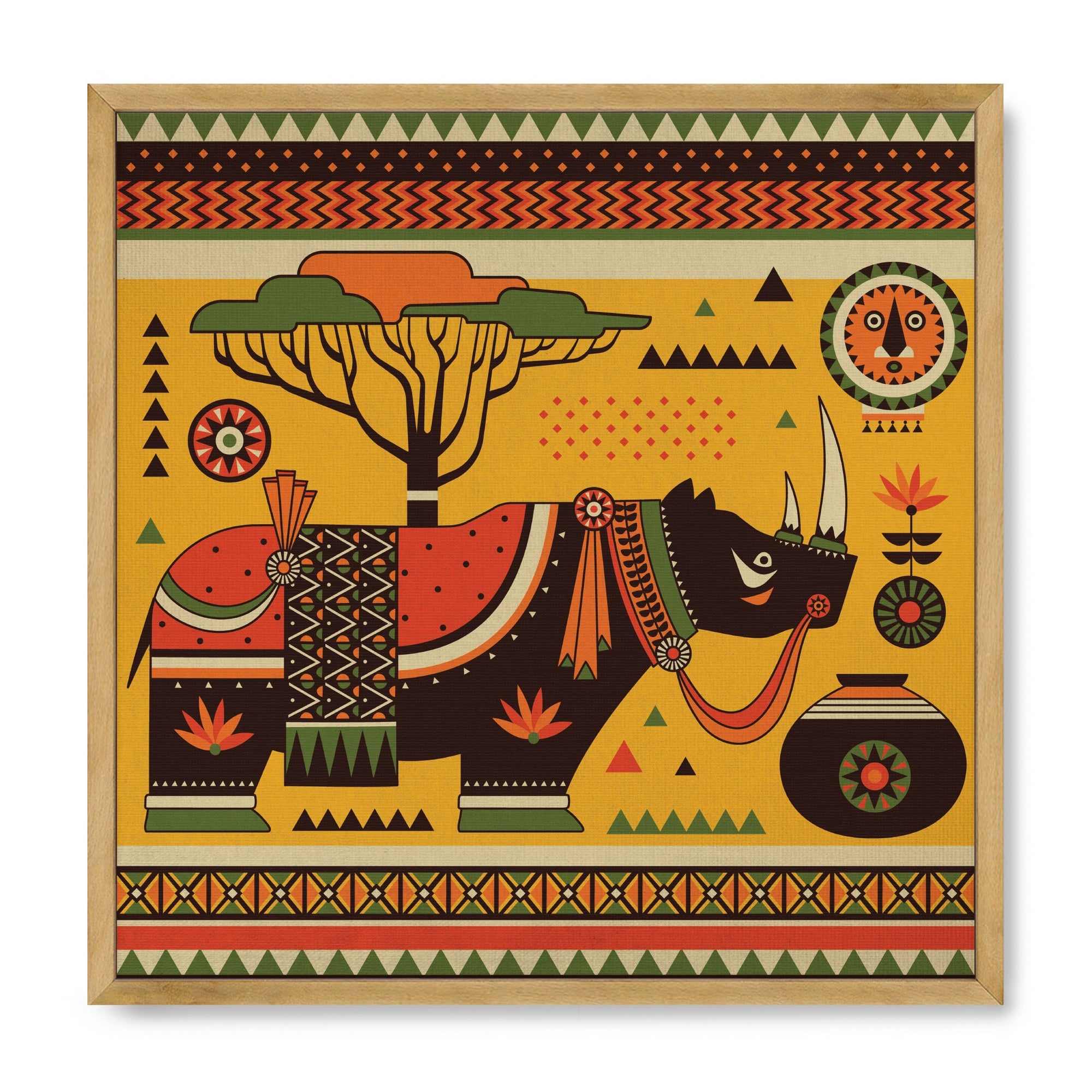 African Safari - Rhinocerous