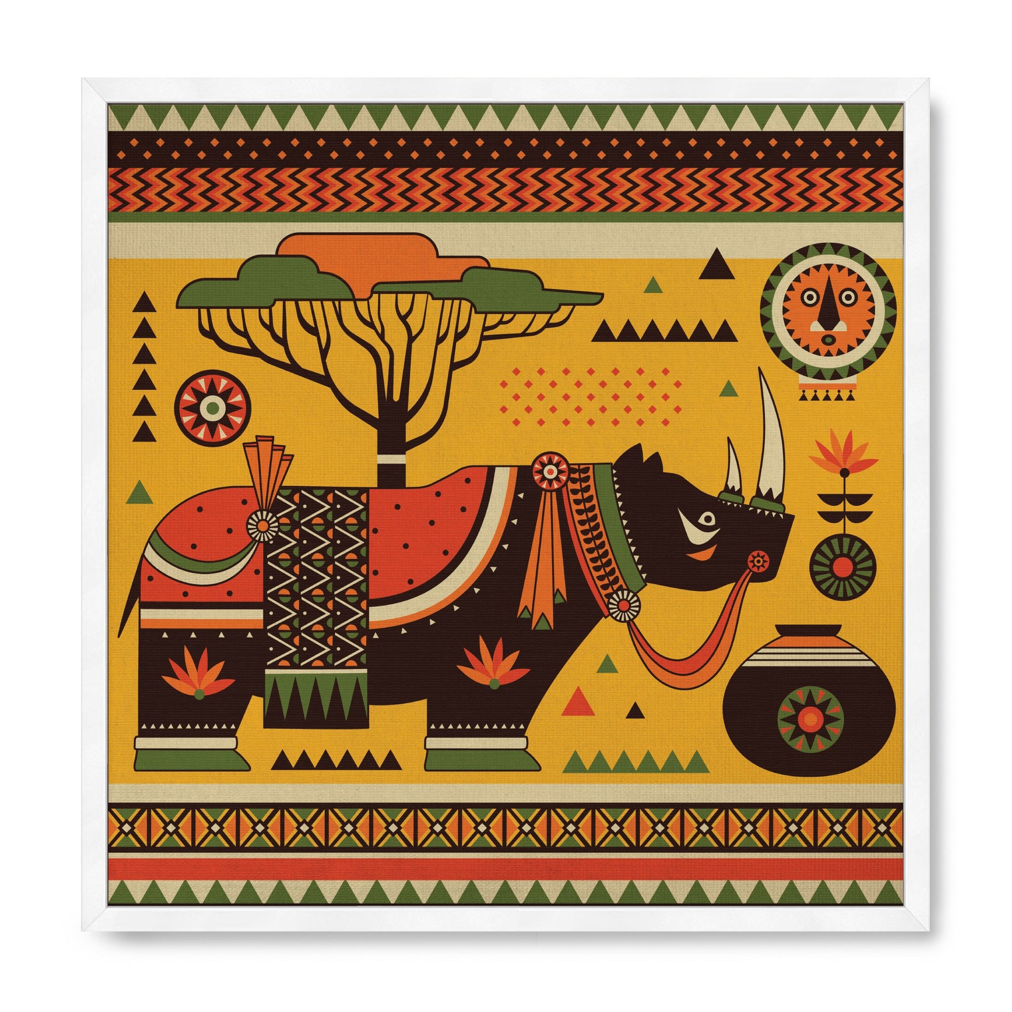 African Safari - Rhinocerous