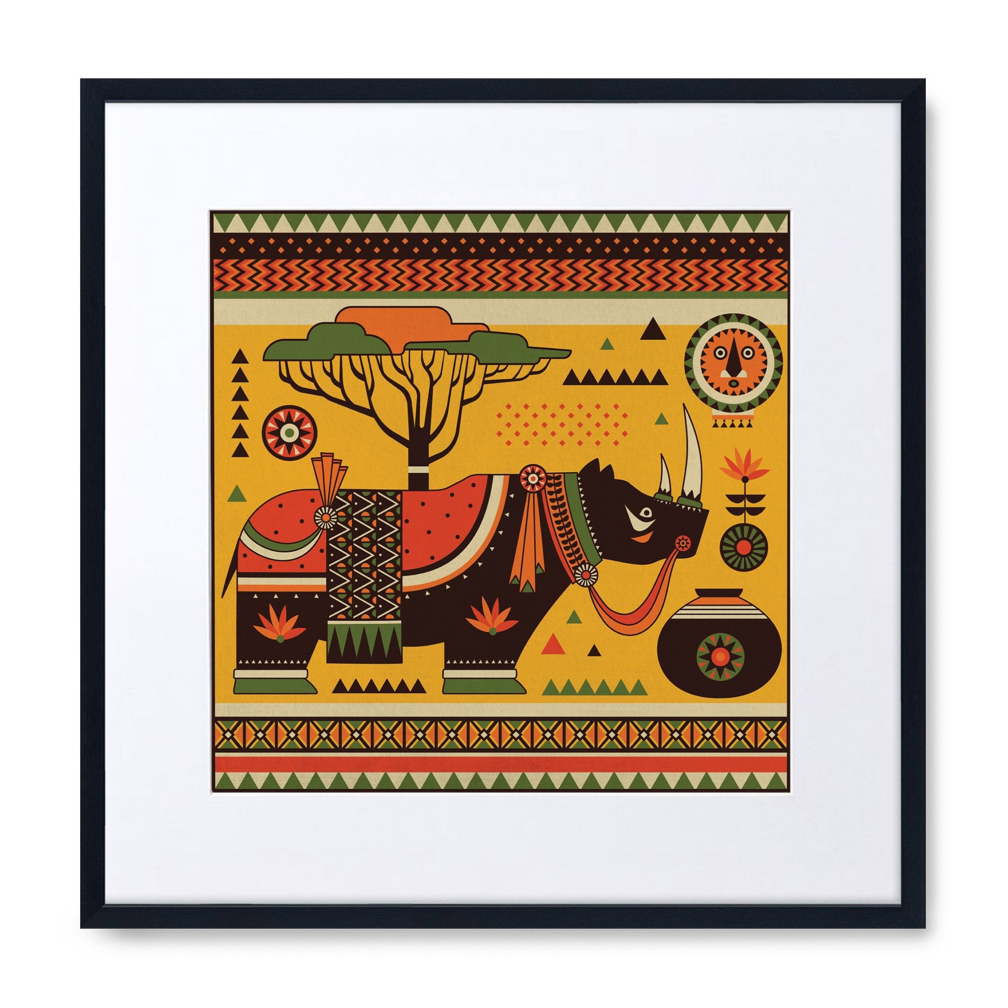 African Safari - Rhinocerous