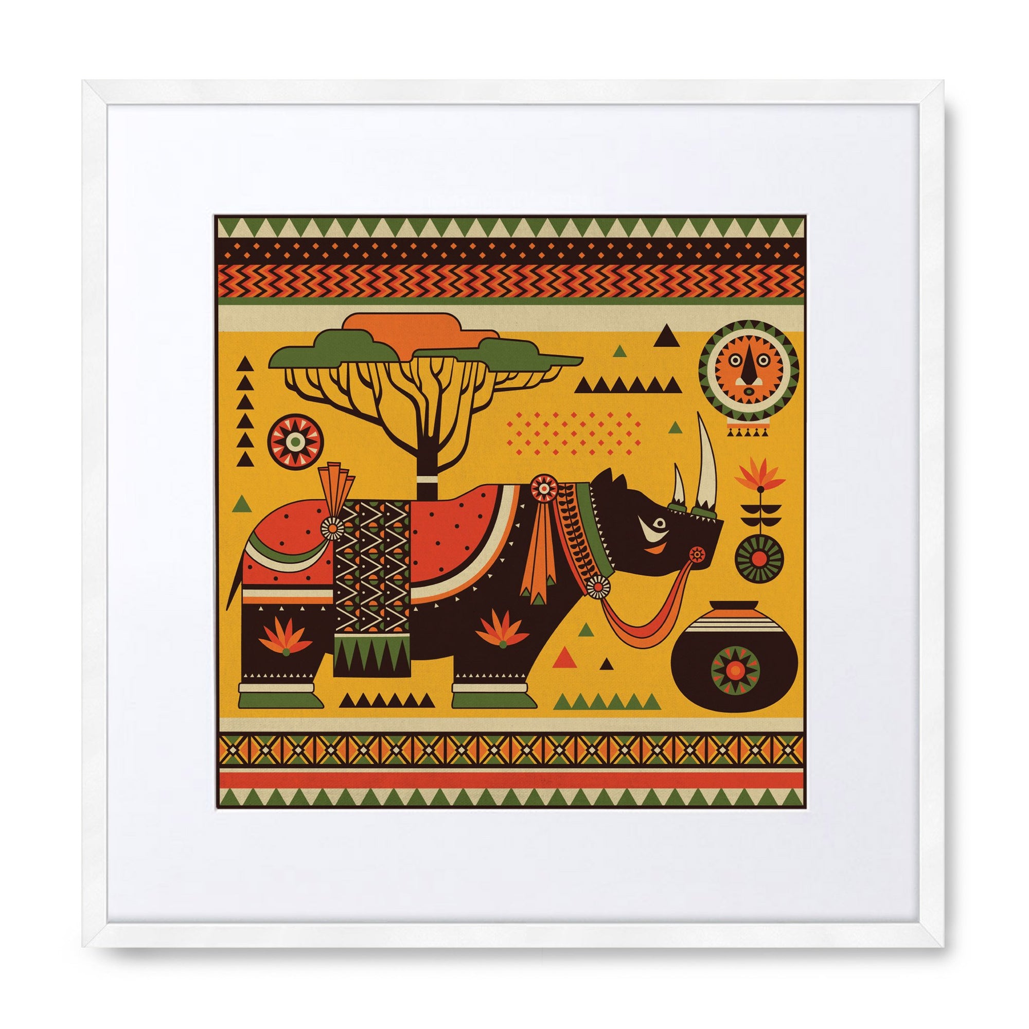 African Safari - Rhinocerous