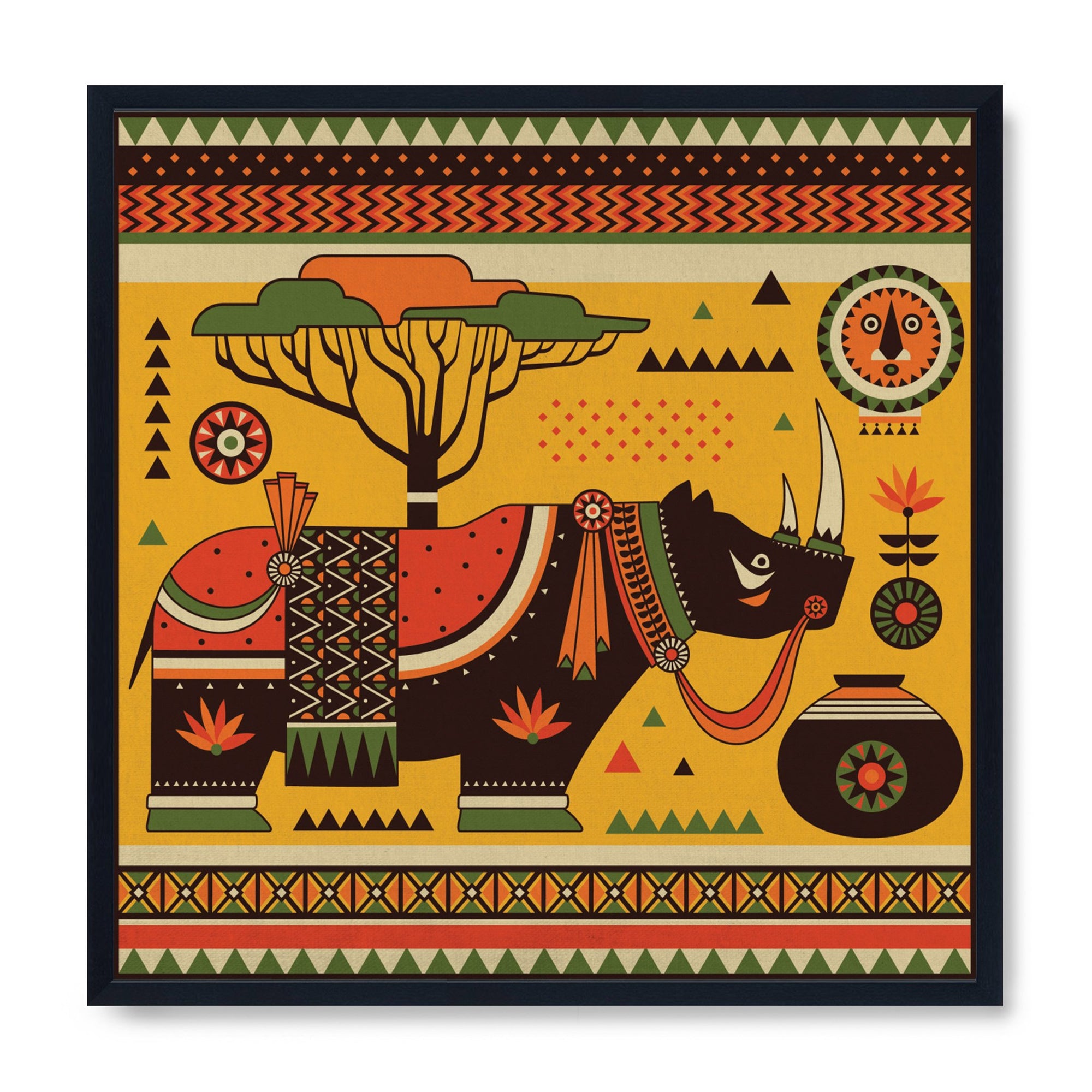 African Safari - Rhinocerous