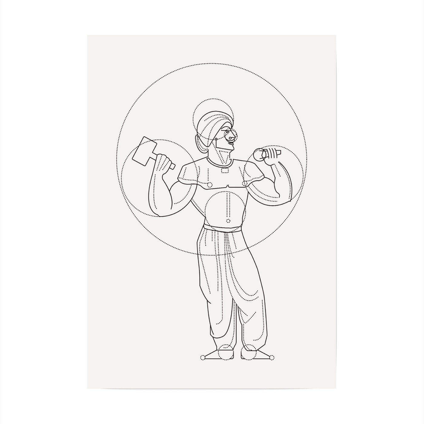 Bombay Art Deco - Man