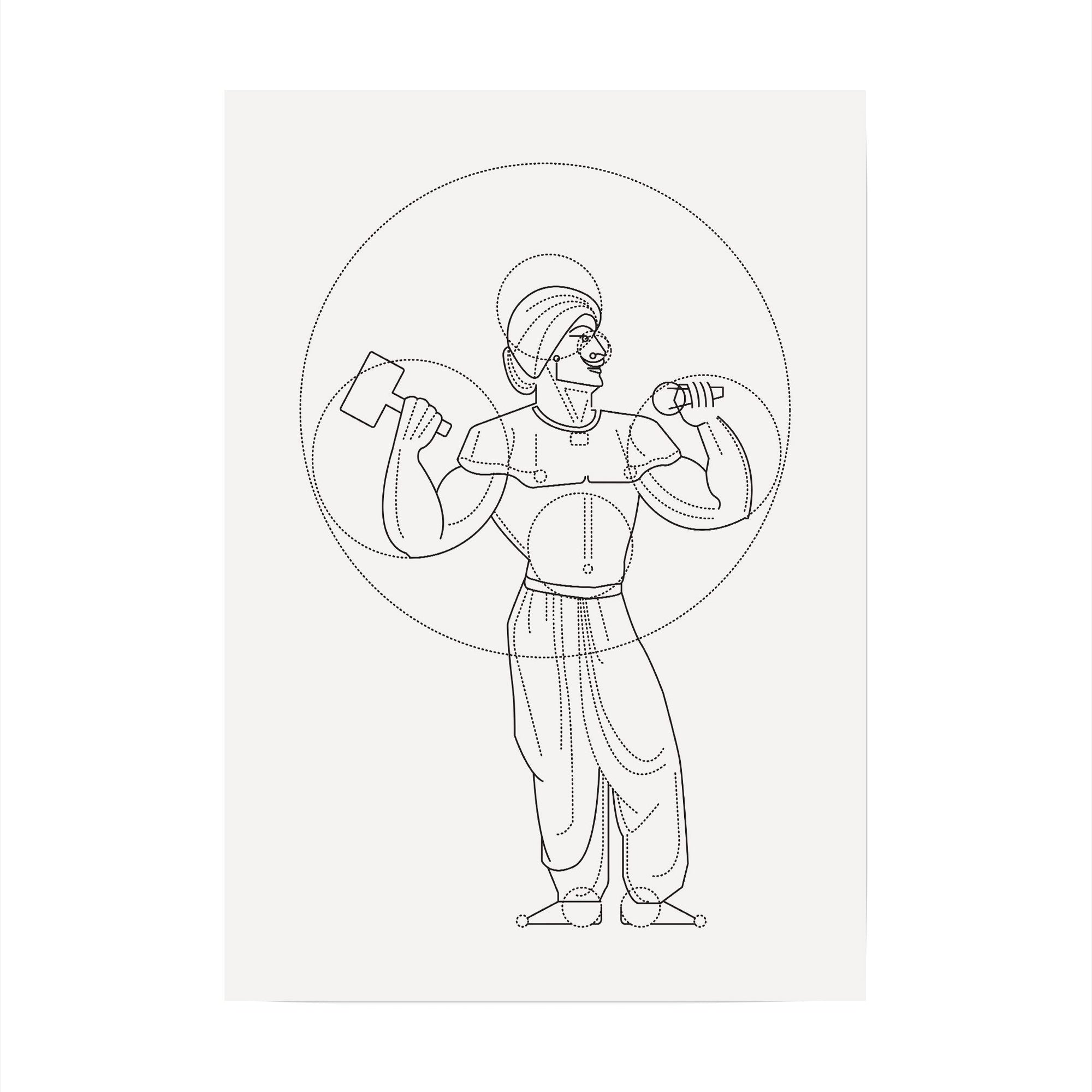 Bombay Art Deco - Man