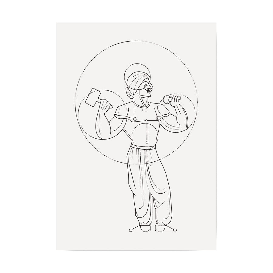 Bombay Art Deco - Man