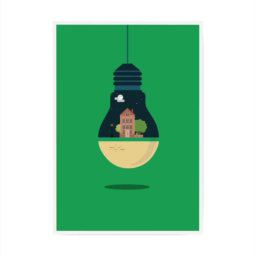 House In A Bulb