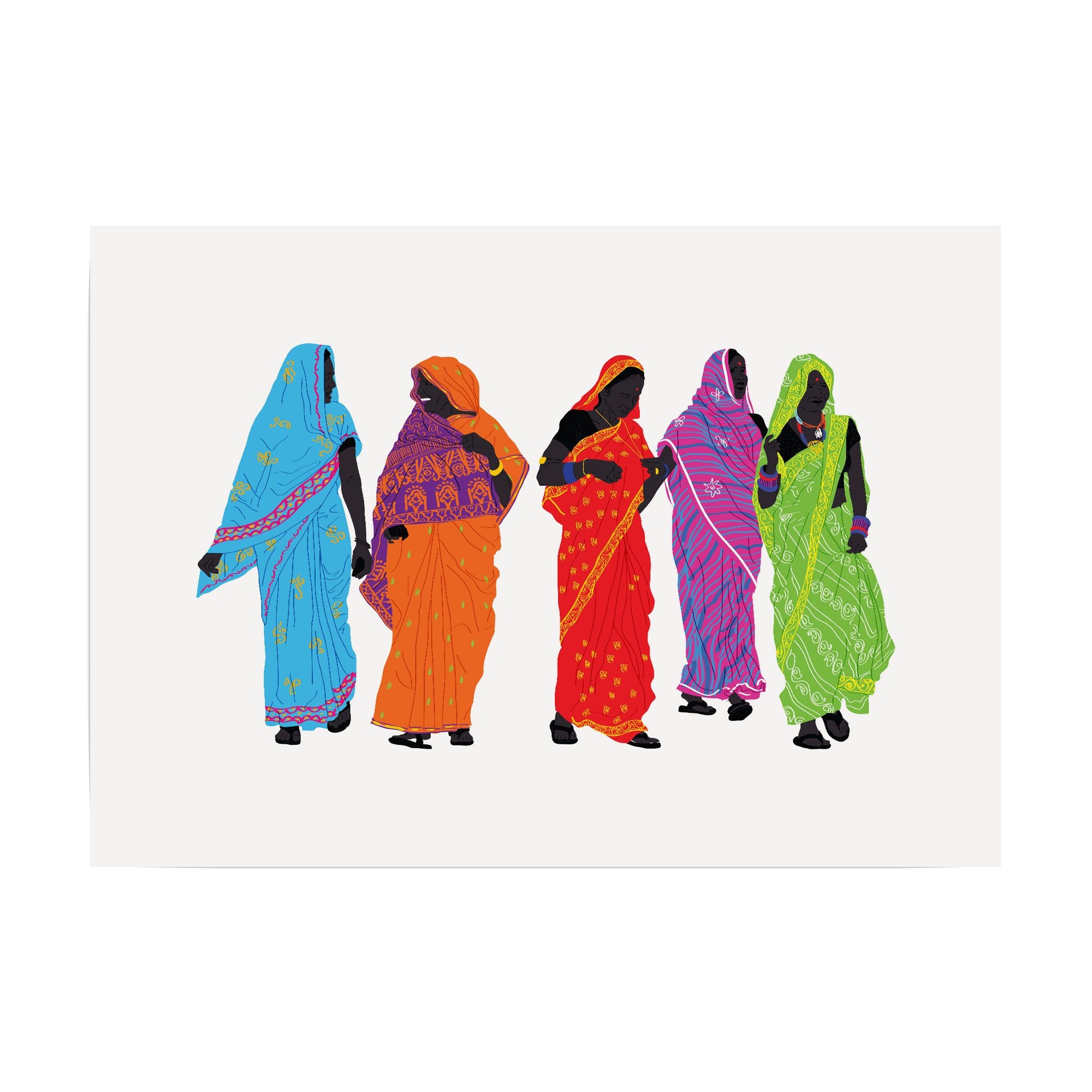 Indian Folk - Sarees