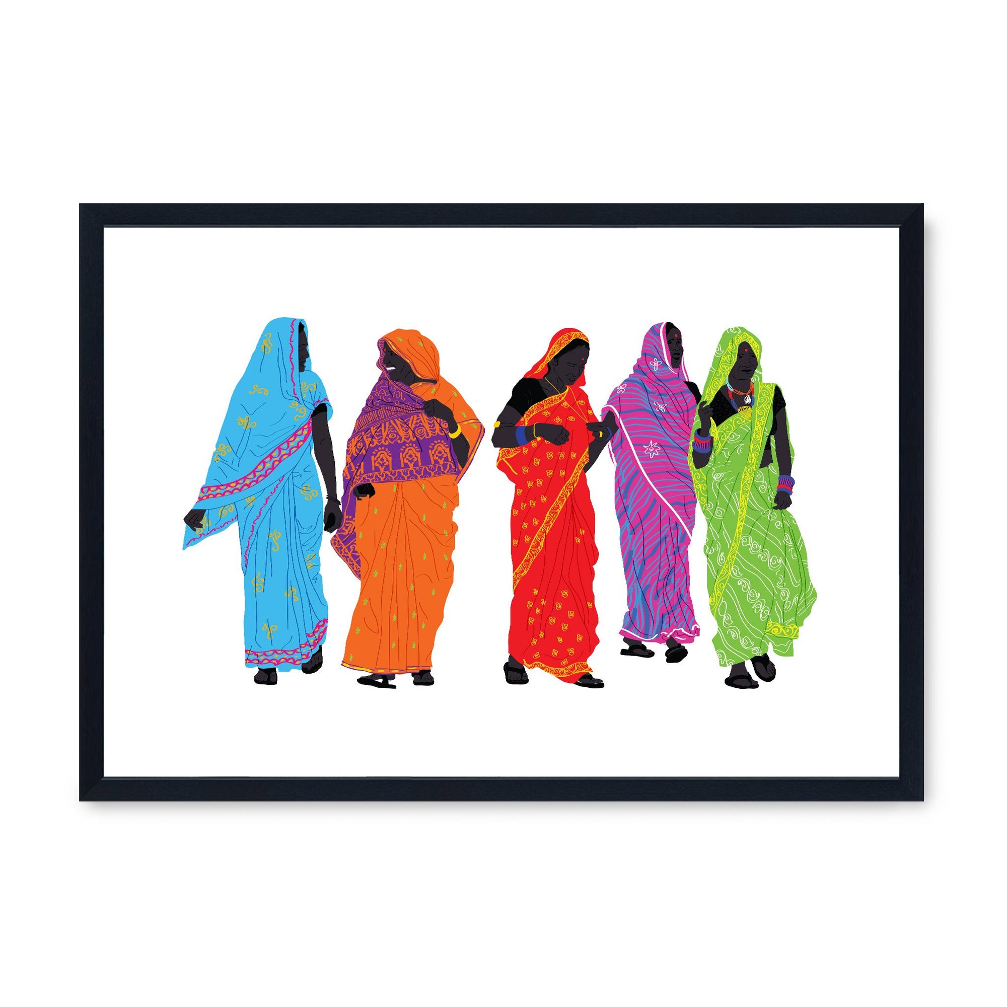 Indian Folk - Sarees