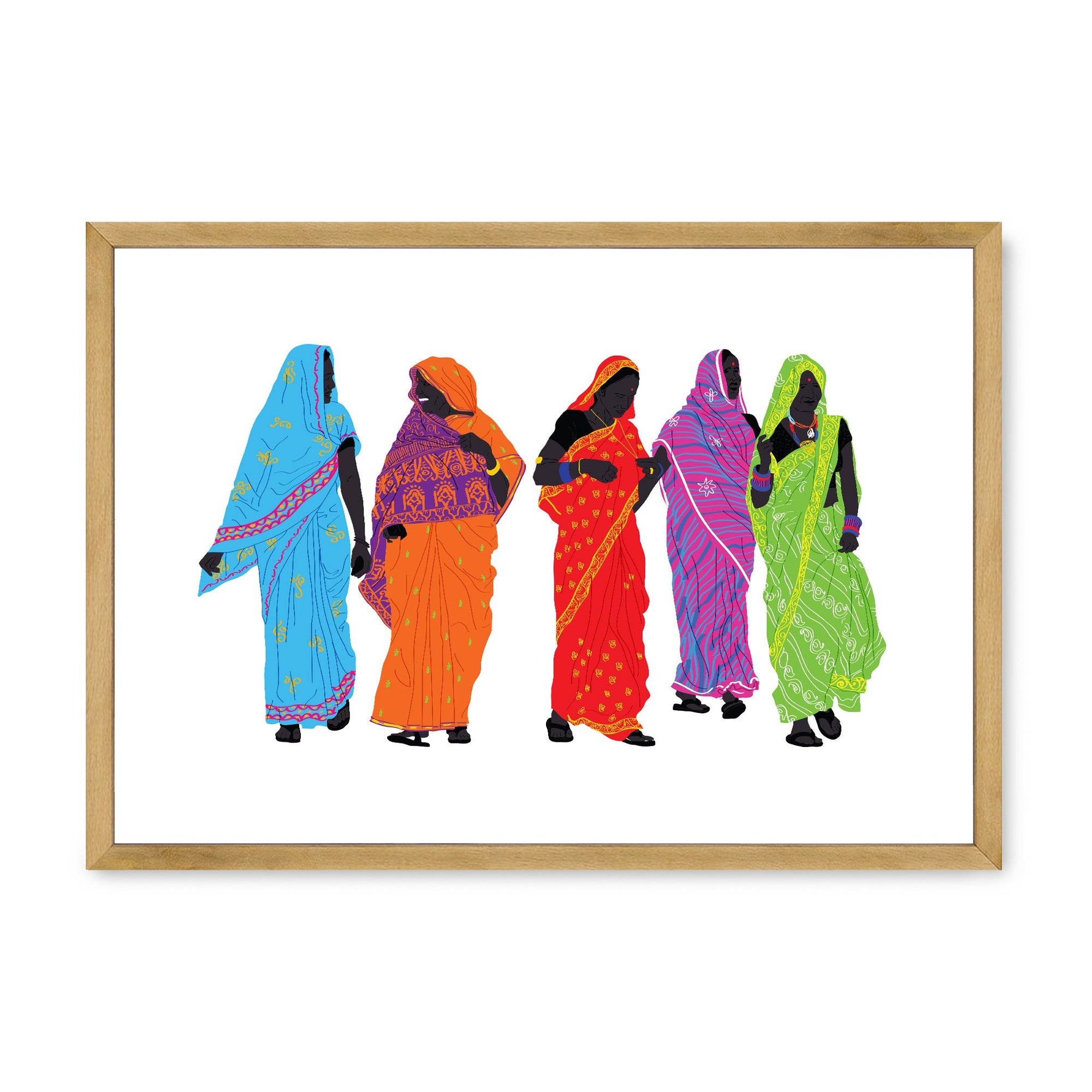 Indian Folk - Sarees