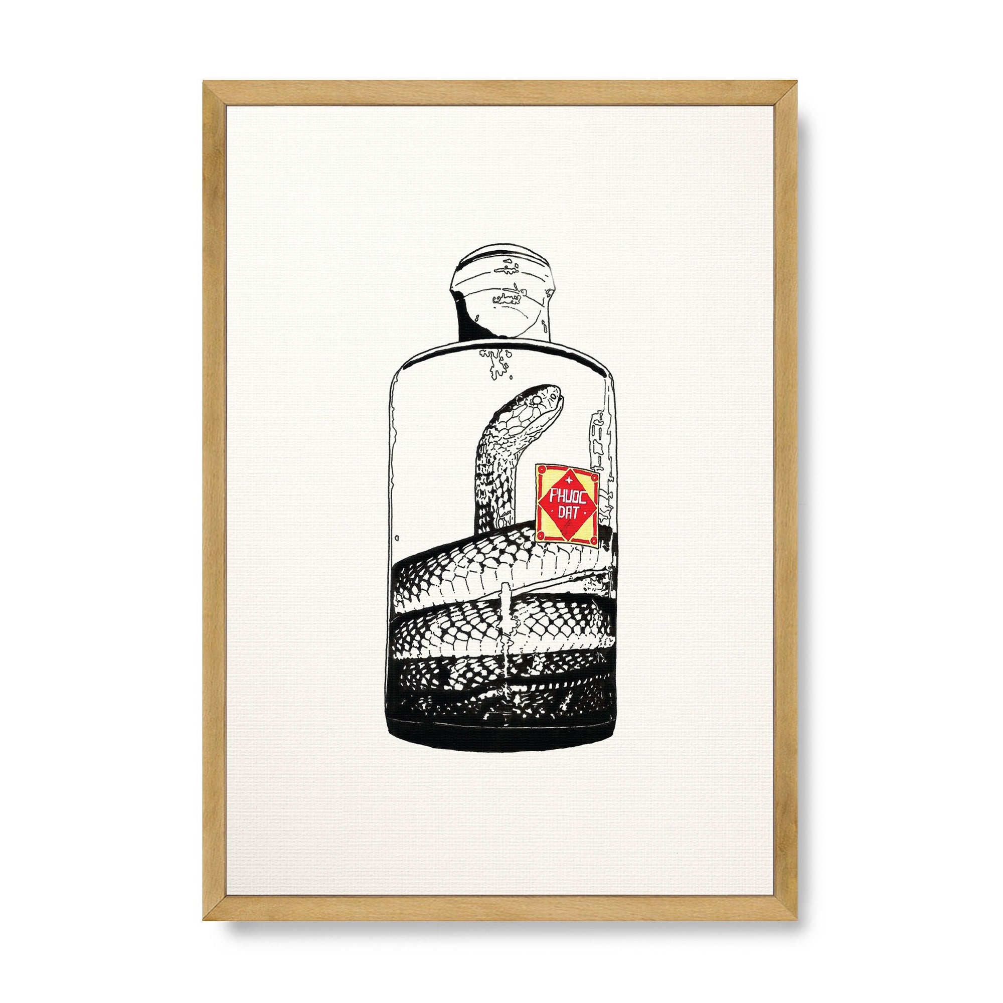 Phuoc Dat Snake Whiskey