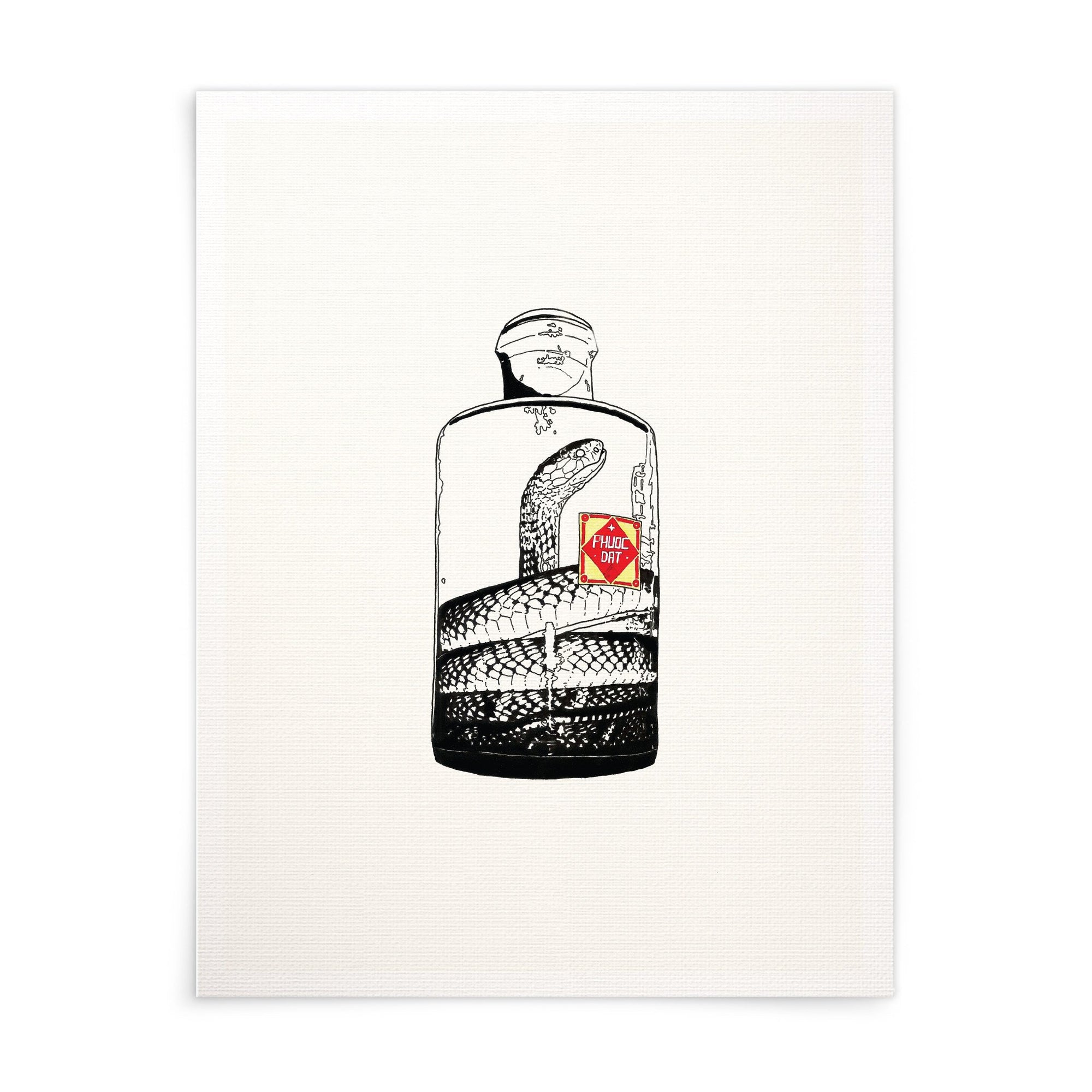 Phuoc Dat Snake Whiskey