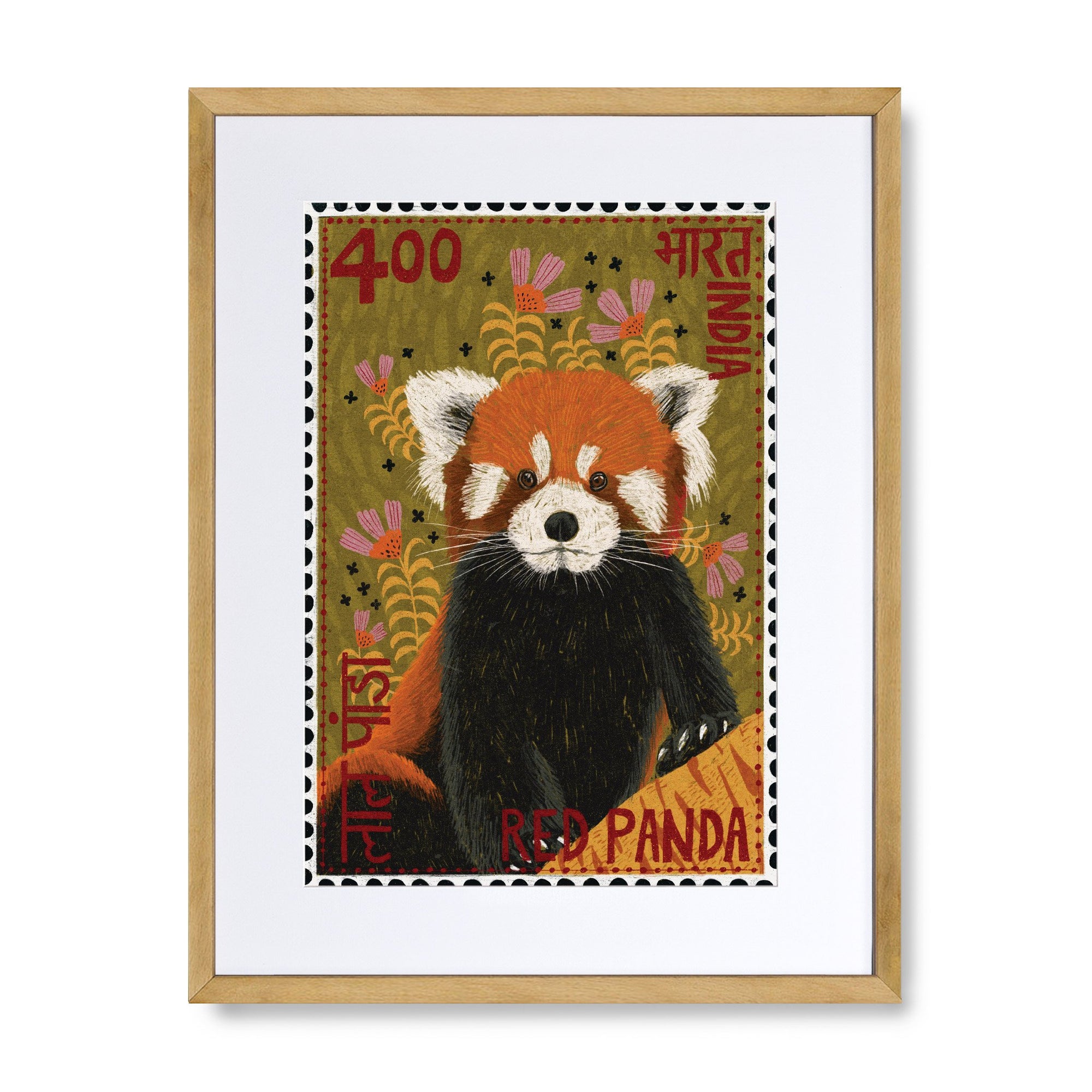 Postage Stamp - Red Panda