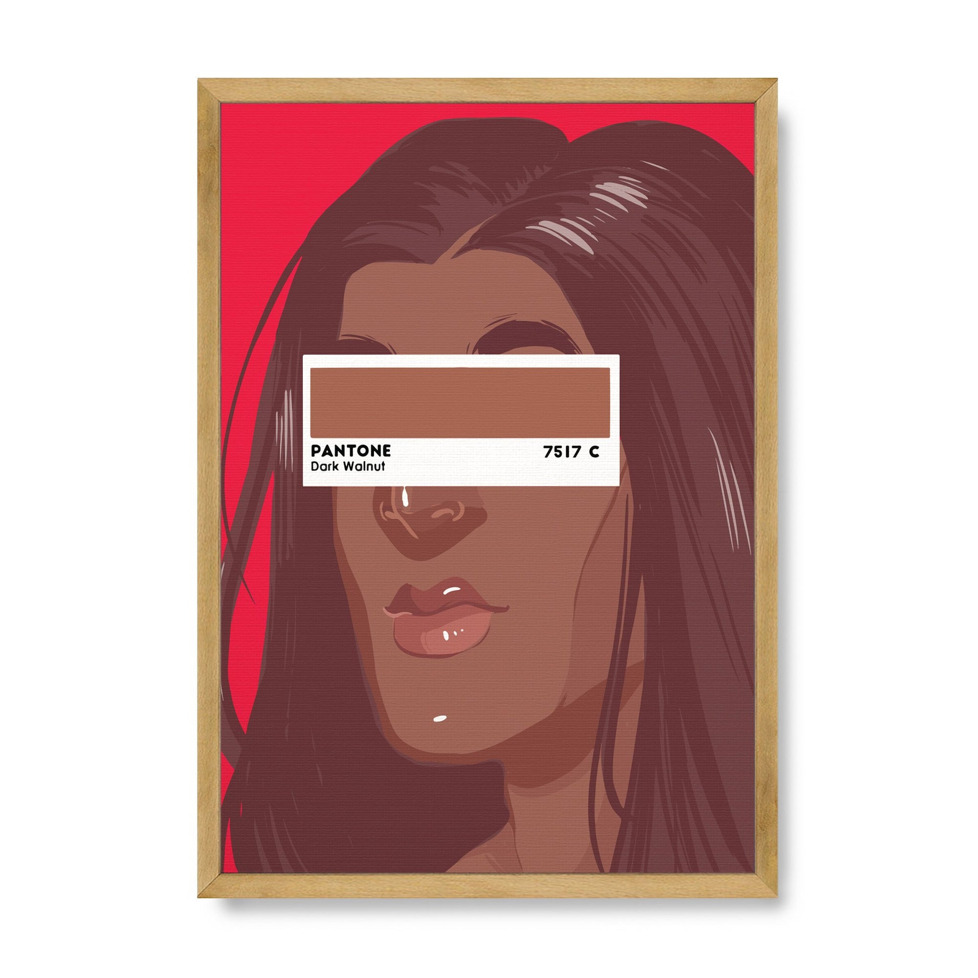 Shade Card - Dark Walnut