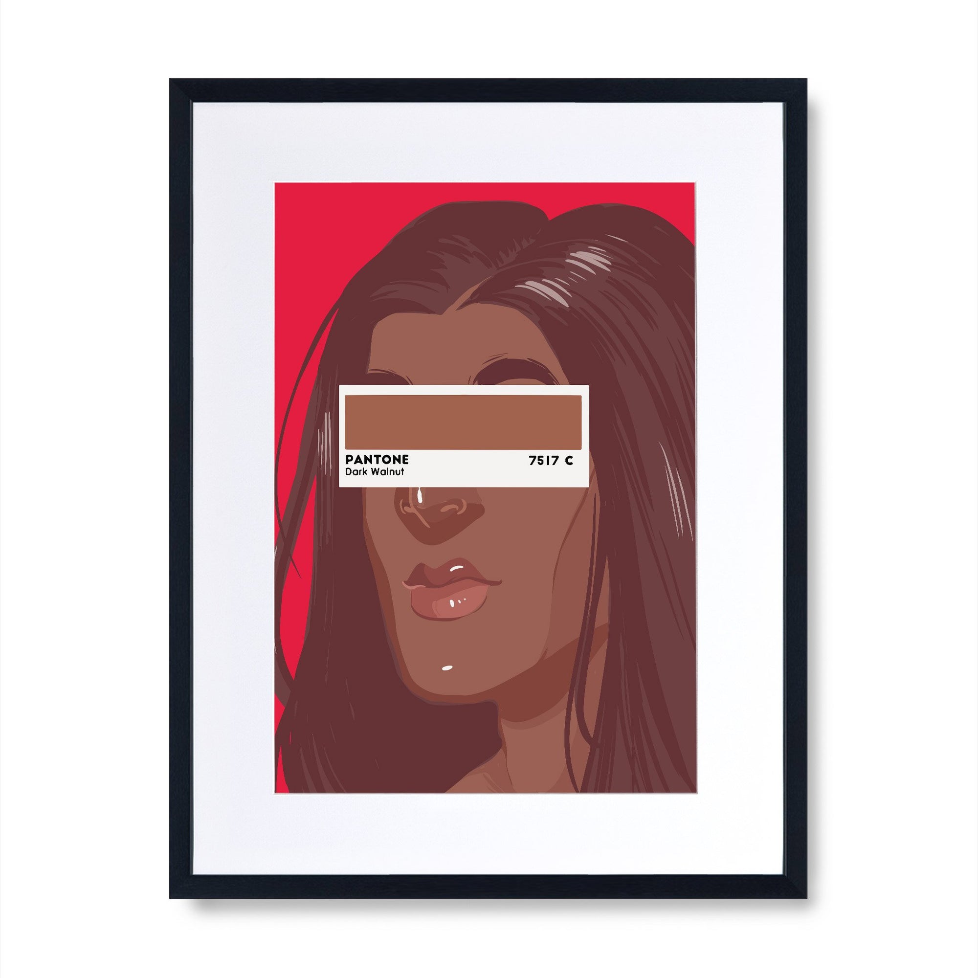 Shade Card - Dark Walnut