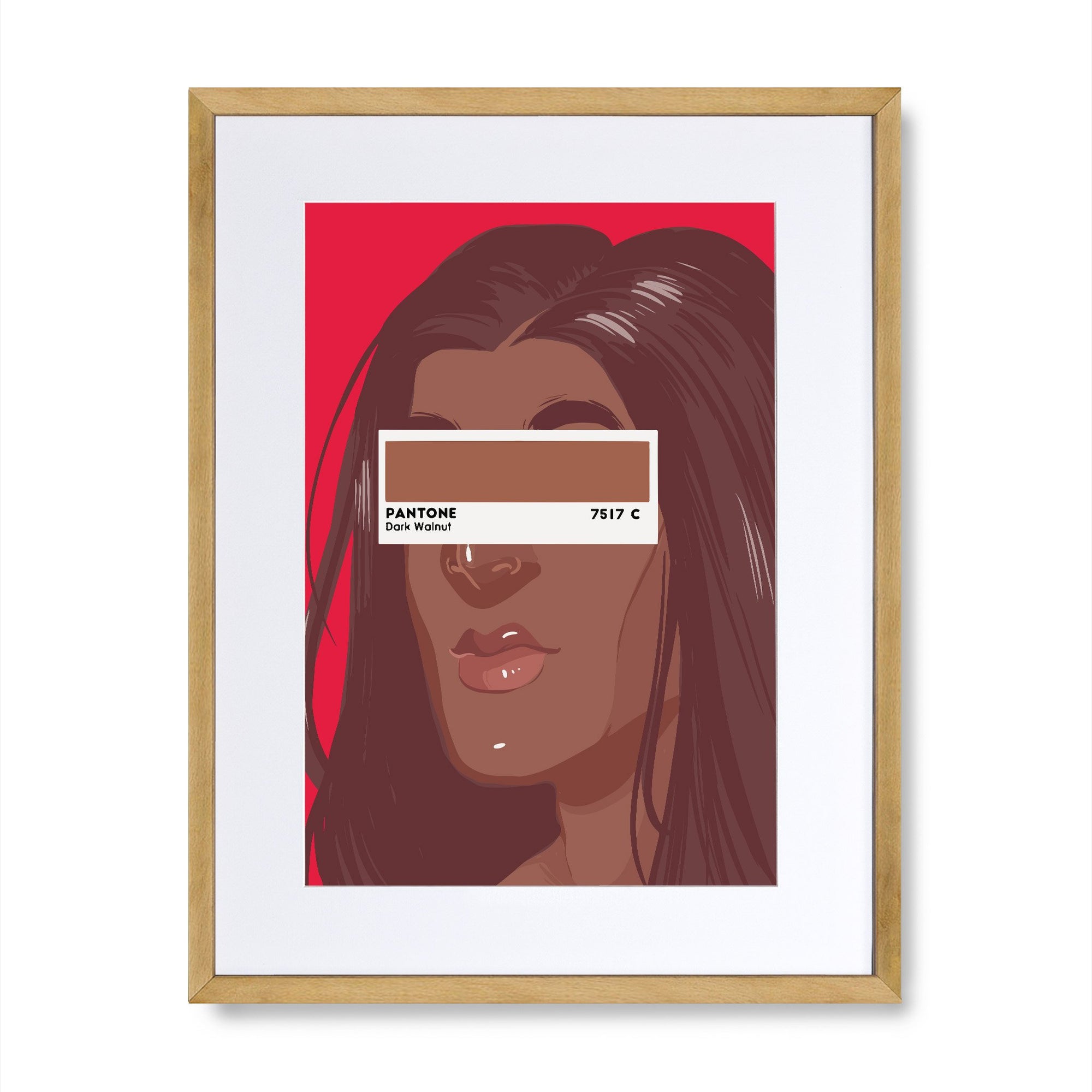 Shade Card - Dark Walnut