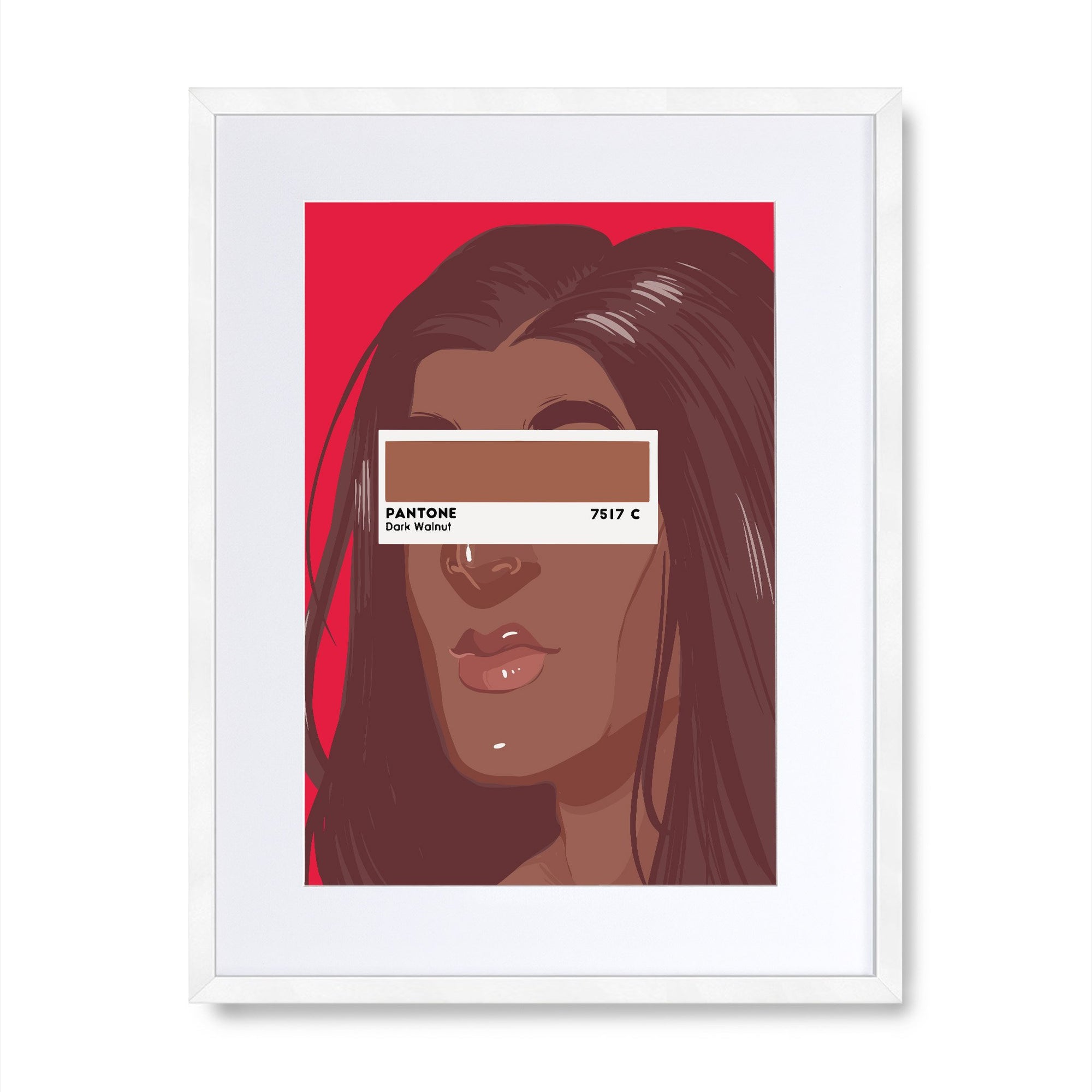 Shade Card - Dark Walnut