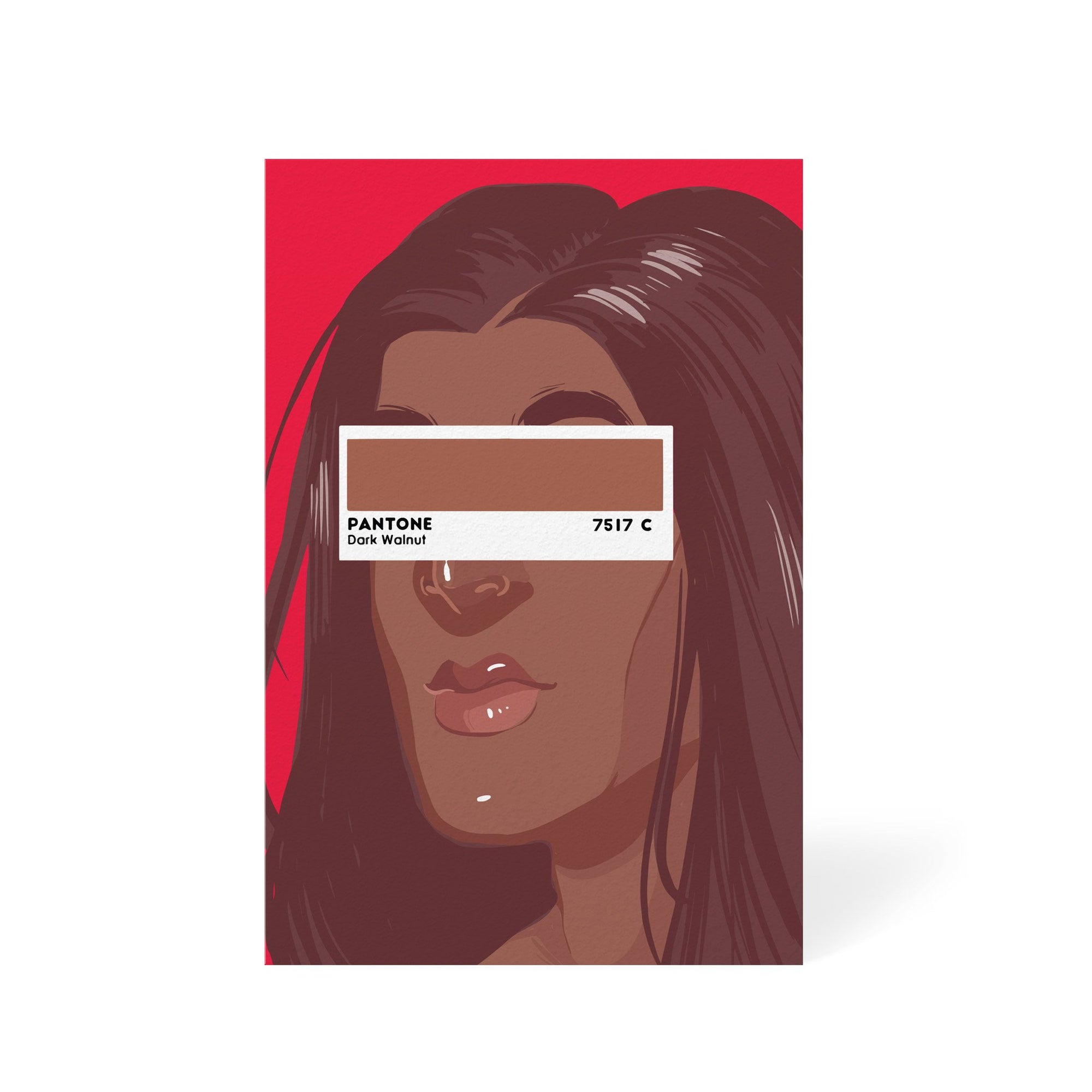 Shade Card - Dark Walnut